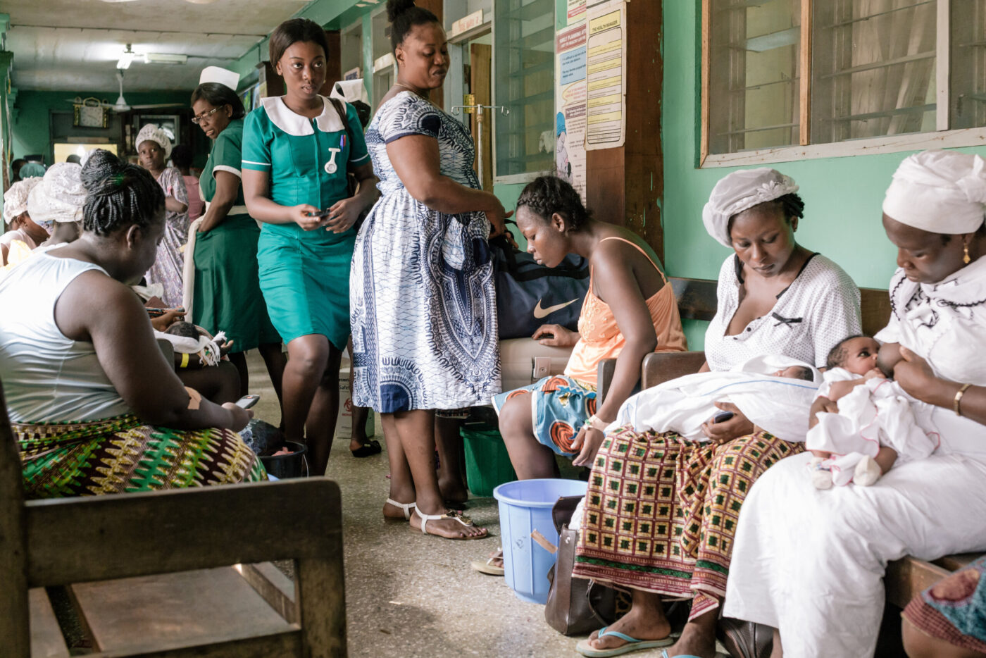 Saving Lives at Birth - Crowded Waiting room
